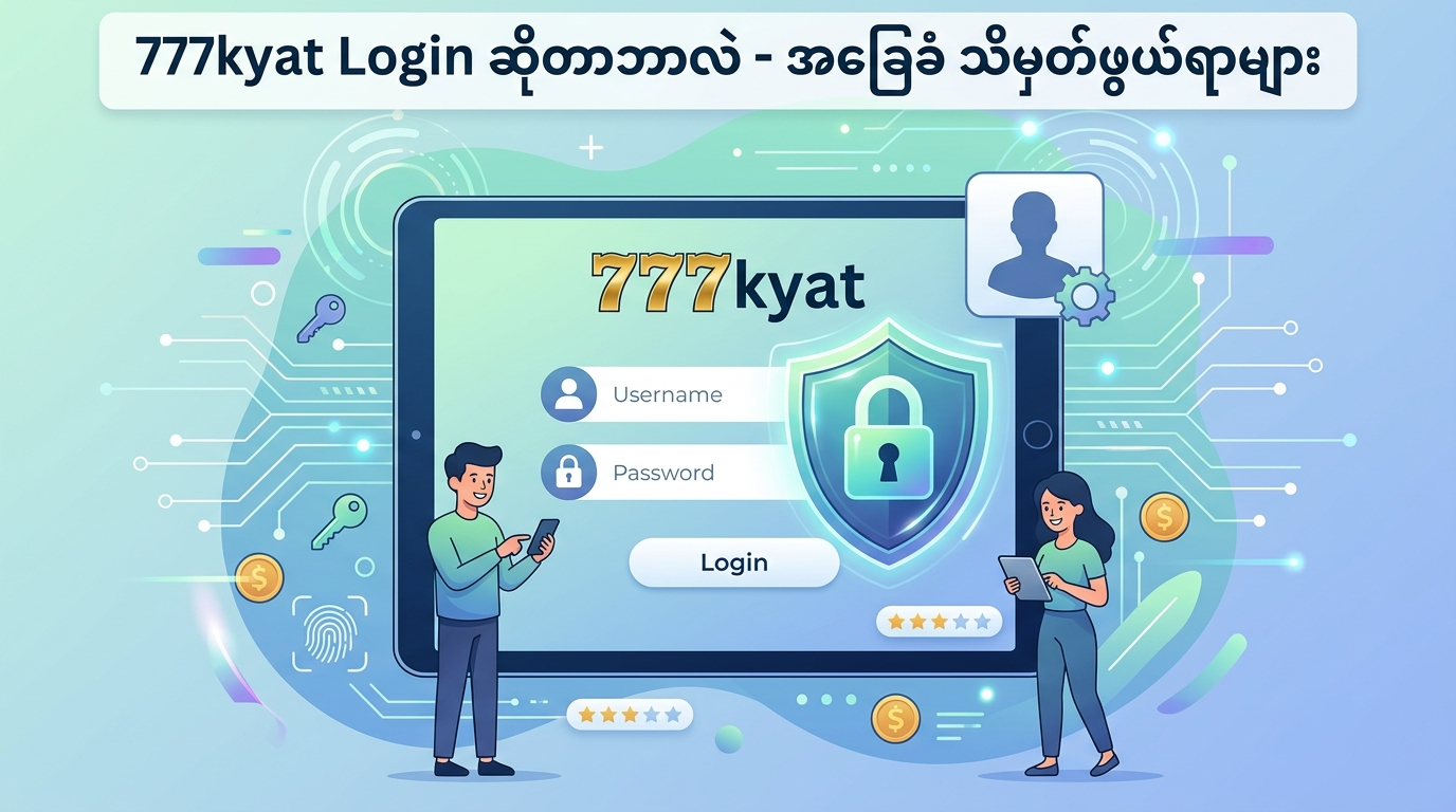 777kyat Login ဆိုတာဘာလဲ - အခြေခံ သိမှတ်ဖွယ်ရာများ