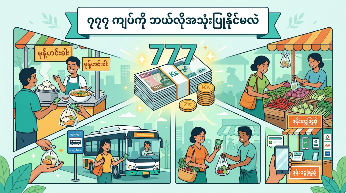 ၇၇၇ ကျပ်၏ အနာဂတ်အလားအလာ