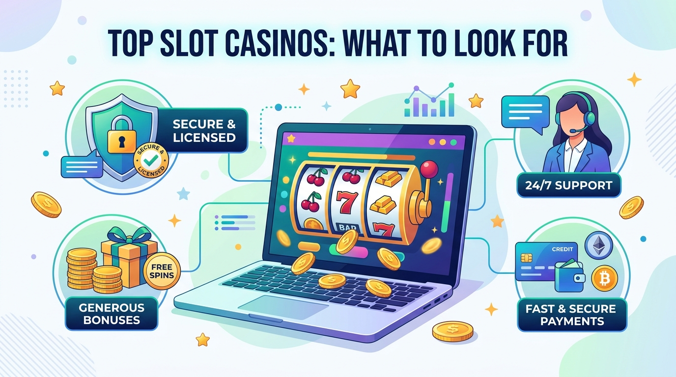 top slots casino တွင် Slot ဂိမ်း အကြံပြုချက်များနှင့် လှည့်ကွက်များ