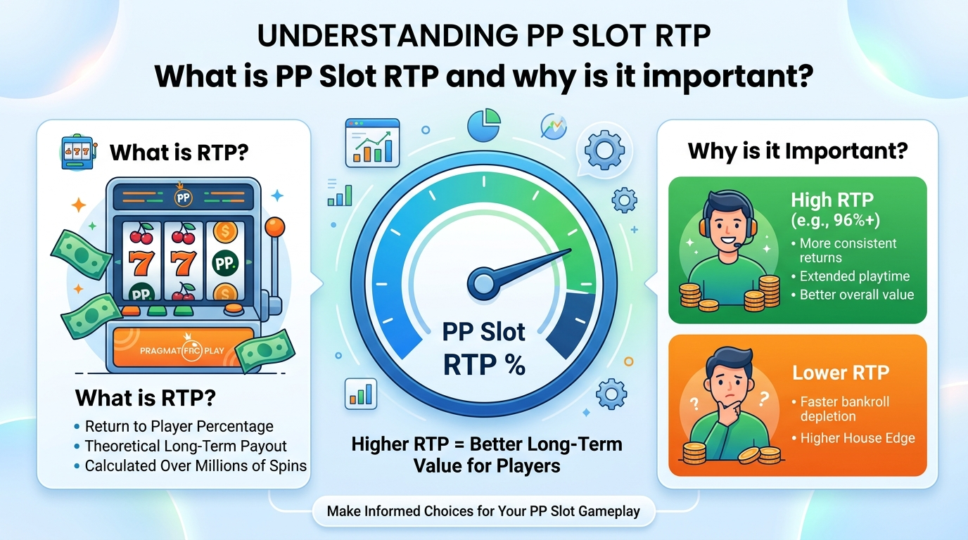PP Slot RTP ဆိုတာဘာလဲ၊ ဘာကြောင့် အရေးကြီးတာလဲ။