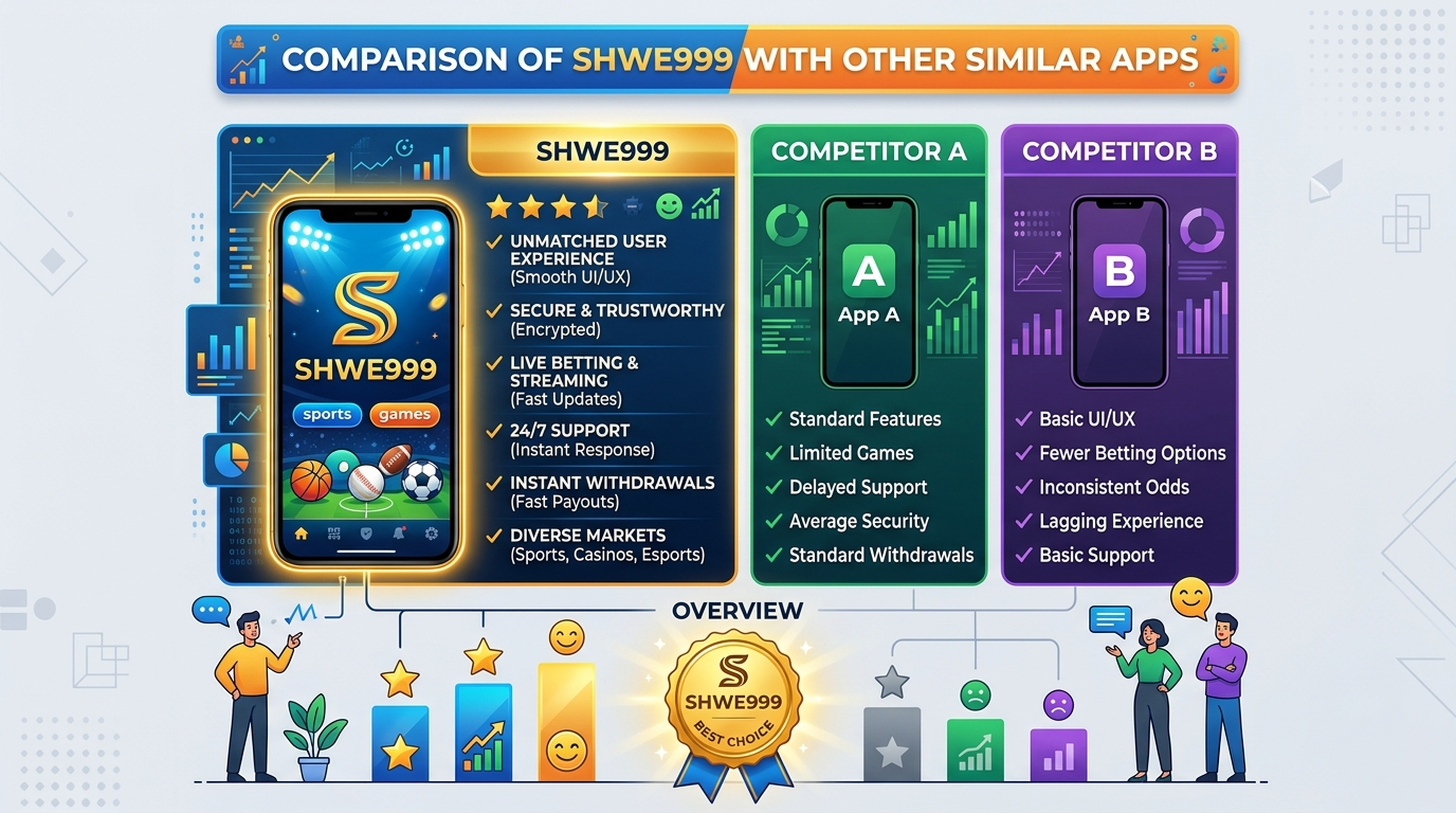 Shwe999 App တွင် ကစားနိုင်သော ဂိမ်းအမျိုးအစားများ